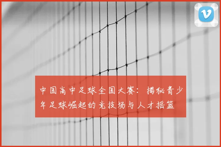 中国高中足球全国大赛：揭秘青少年足球崛起的竞技场与人才摇篮
